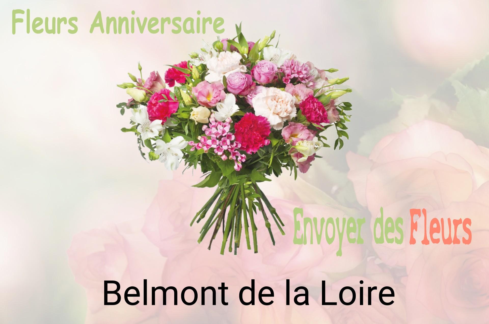 Bouquet de fleurs d’anniversaire livré à Belmont-de-la-Loire